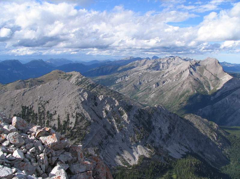 If you look closely at the horizon, you can spot Tornado Mountain.