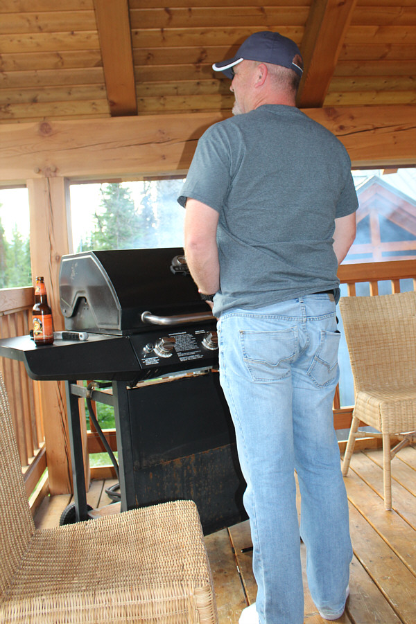 Or adding his own "special steak sauce"!