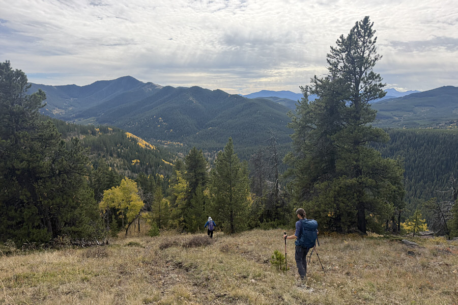 We're waiting to hike "Old Dutch Man Peak" with our friend, Houmaro, who works for Old Dutch Foods, Ltd.