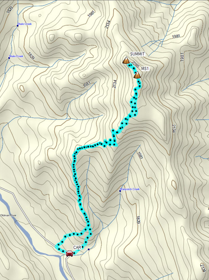 A very enjoyable off-trail romp.