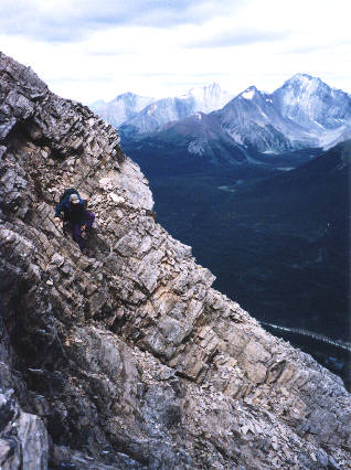 Not the usual way down!