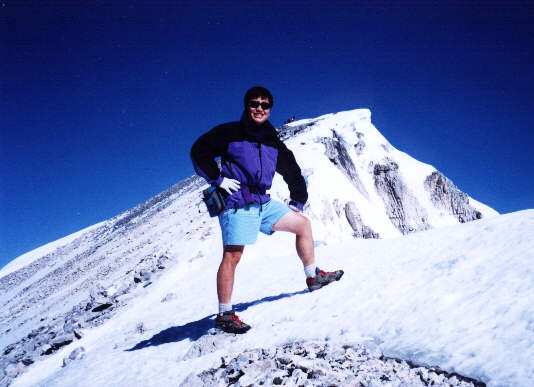 Running shoes and fanny pack...what a novice!