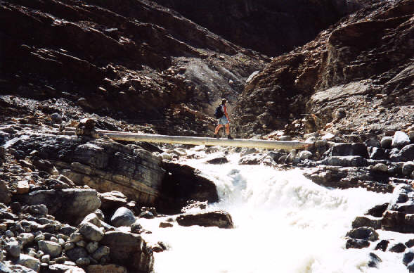 The bridge is not as exposed as it looks.