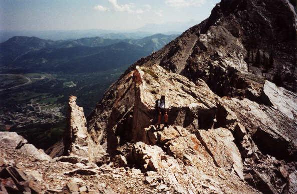 Standing on the brink of disaster...