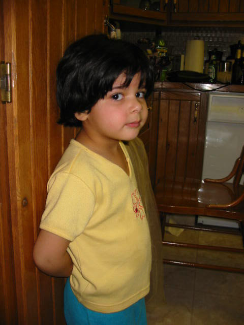 Cute kid.