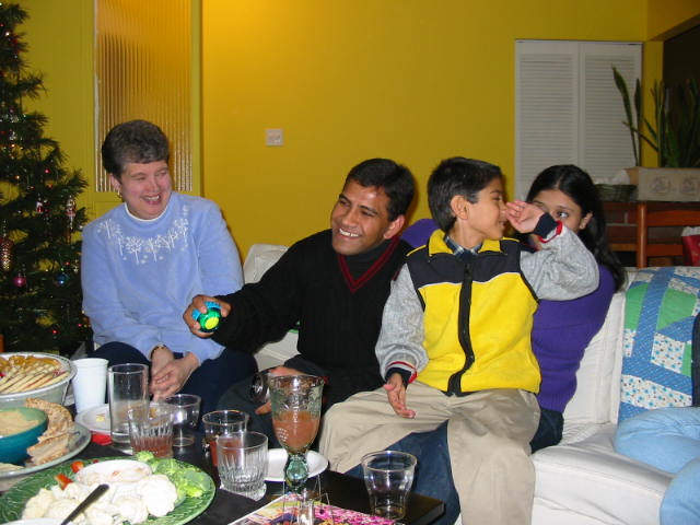 Ray has had a lot of practice, especially with his right hand!