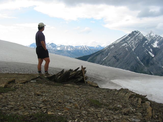 At the col already!