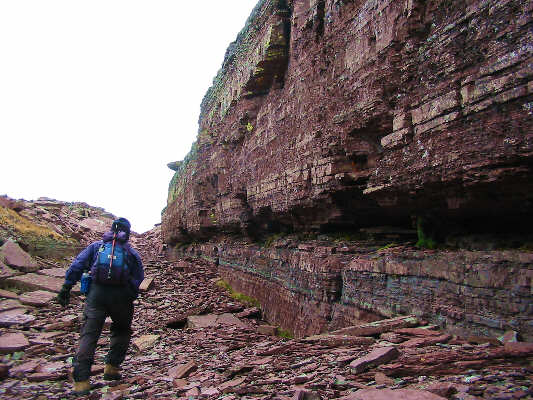 Another 15 minutes to the summit from here.