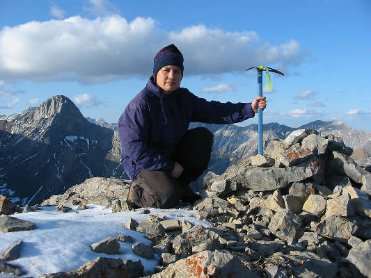 Another hard-won summit.