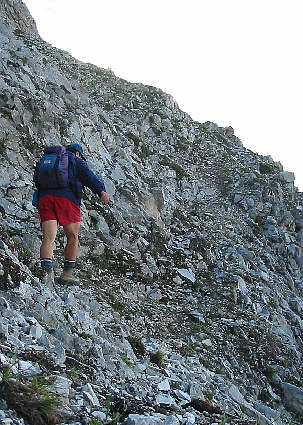 Another 15 minutes to the top from here!