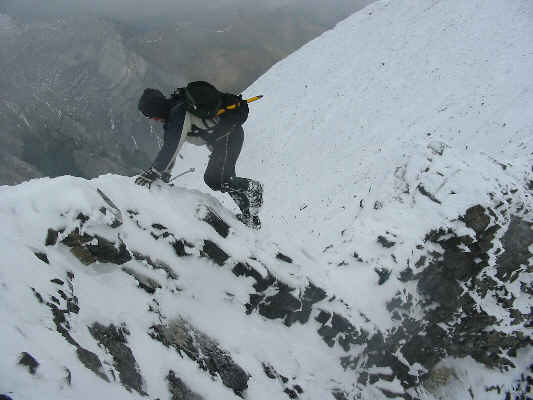 A slip here could be deadly.