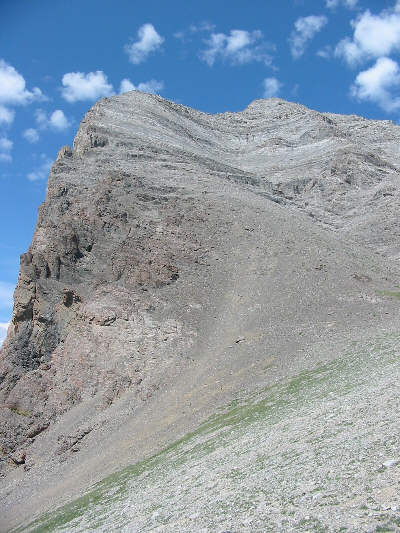 It's about another 650 metres to the summit from here.