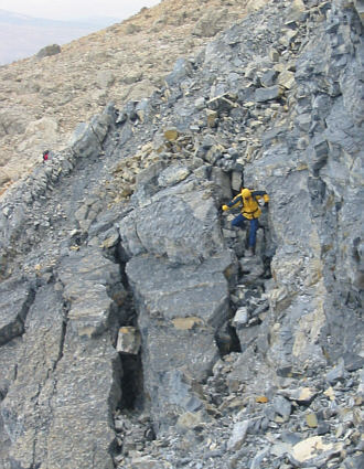 The wind was just pounding this side of the mountain like crazy!