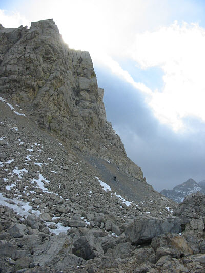 Just a tedious but easy trudge back to the cars from here.