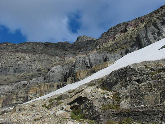 My butt tracks are barely visible just right of centre!