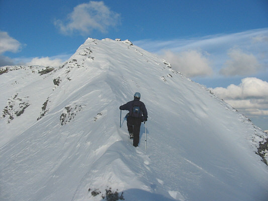 Although it was cloudy for much of my ascent, the weather conveniently cleared up just as I reached the top!