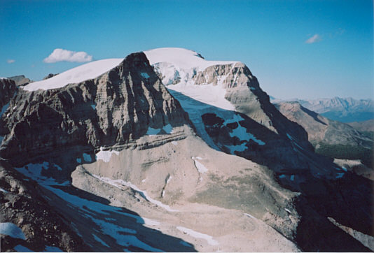 Hmmm...no easy way up Mount Ball on this side!