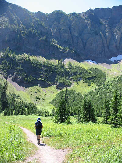There used to be a backcountry campground here.