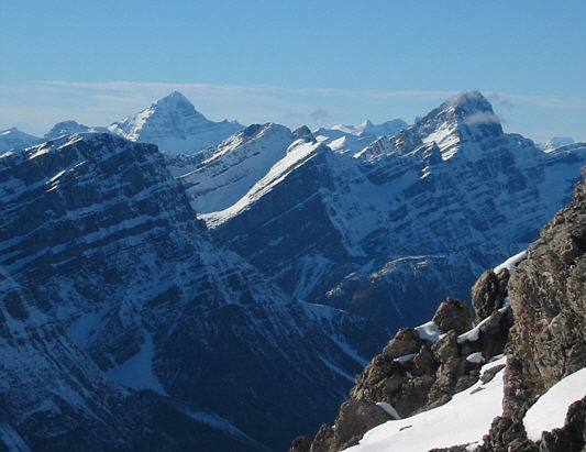 Sigh...morning light would have been better for photographing these peaks!