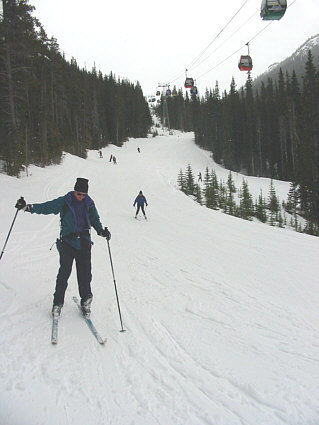 Not exactly a cakewalk on skinny skis!