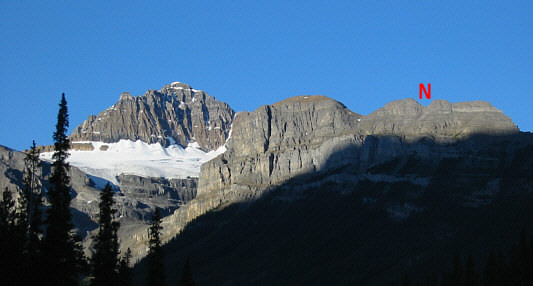 The true summit is not visible here.