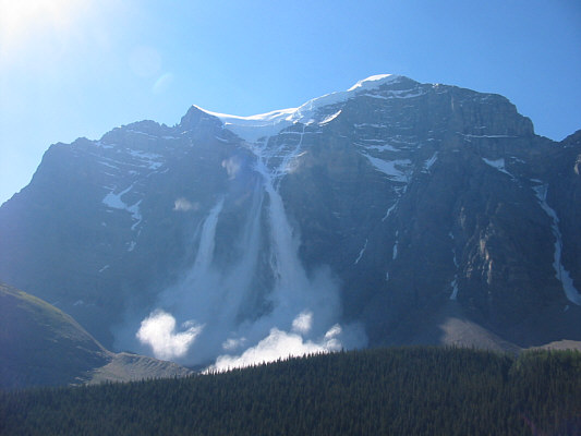 Hope nobody was climbing up the north face today.