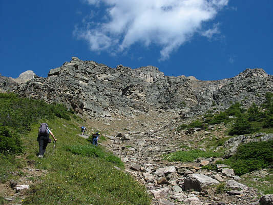 The scrambling gets more interesting above here.