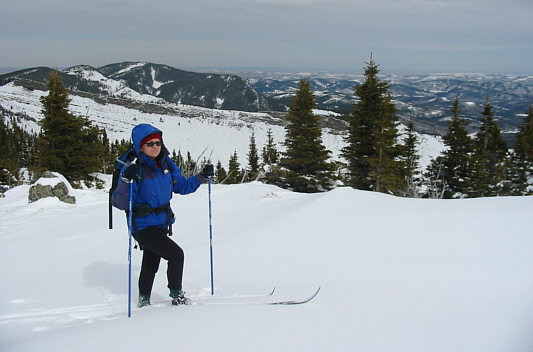 A lot of trail breaking to get here...