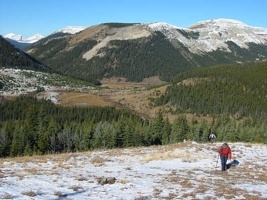 Getting across North and South Twin Creeks with dry feet is the crux of this trip!