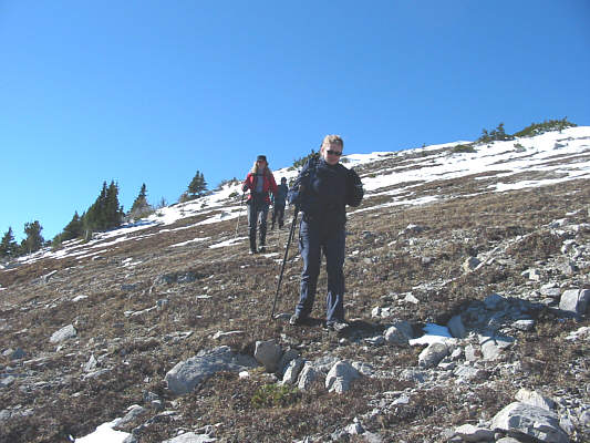 Unfortunately, we have to climb back up most of this on the way out.