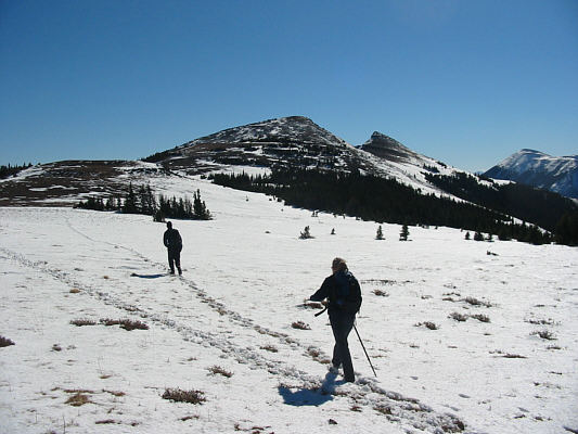With enough snow, this could make for a decent ski trip.