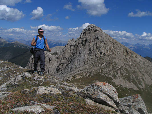 I missed a couple of sub-peaks further west. Maybe next time...