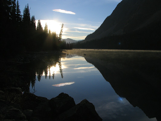 This is my 4th visit to Boom Lake (3 times on foot and once on skis).