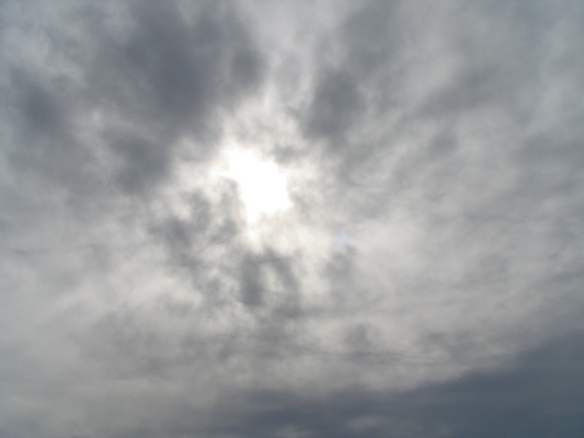 Looks kinda like a giant eyeball in the sky or a mammogram!