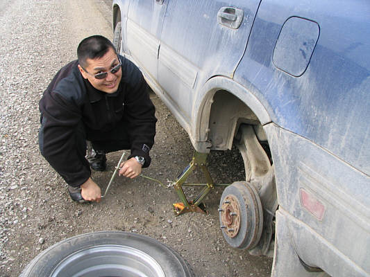I've had really bad luck running over nails!