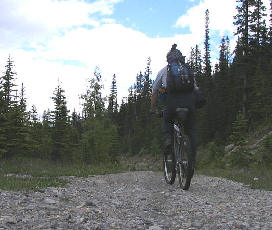 One hour and twenty minutes to ride in, forty minutes to ride out.  Sweet.