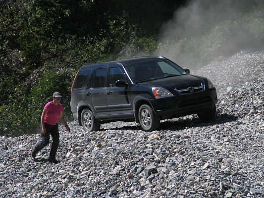 Not the best place to bring your relatively brand new car!