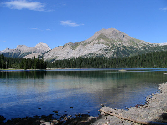 The lake is actually very attractive.