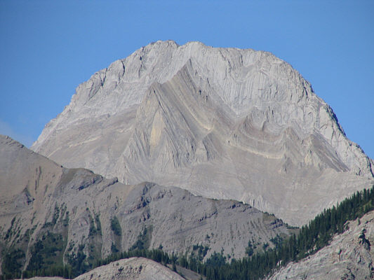 Both the south ridge and the alternate descent route look rather scary from this vantage point!