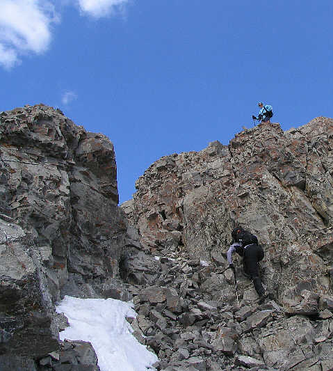 Mount Livingstone is turning out to be a really fun scramble.