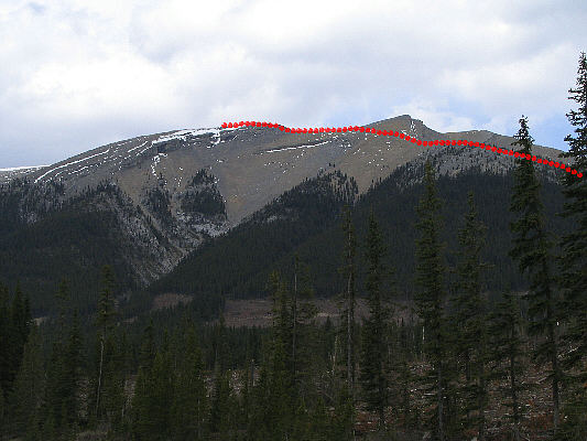 A much more interesting scramble than the view from the road would suggest.