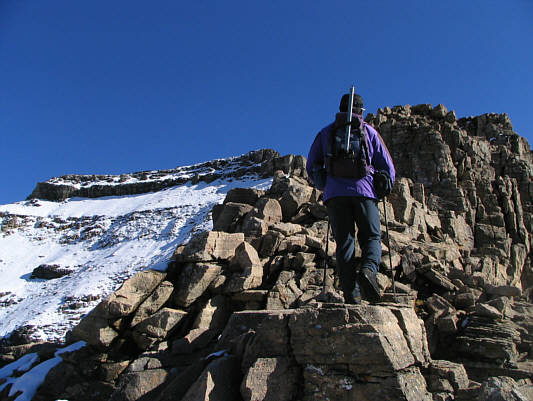 Fun scrambling here, but care is needed if there is snow.