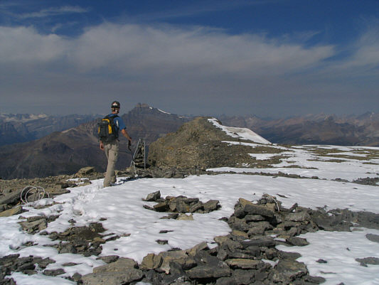 This is probably the true summit since there's so much junk up here!