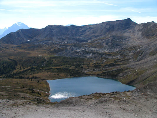 It was so hot that I should have gone for a dip in the lake.