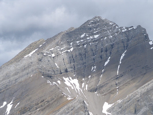 Even the crux is visible.  It's the last bump on the left.