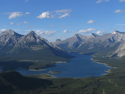 That reservoir may be man-made, but it still looks pretty nice.