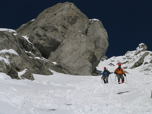 The snow was generally too soft for glissading though. Perhaps after a few more freeze-thaw cycles...