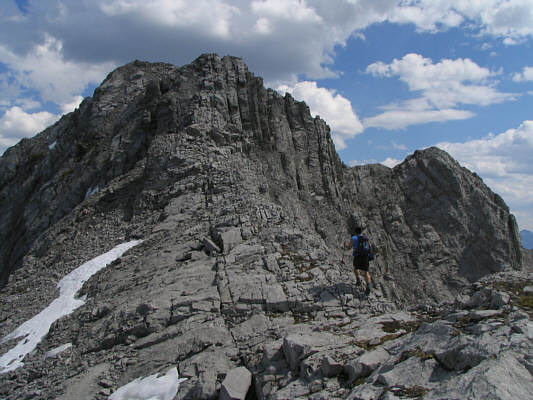 I should have used those snow patches to cool my head.