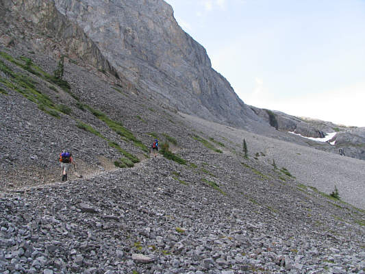It's a good thing that the hot sun hasn't hit this section yet.