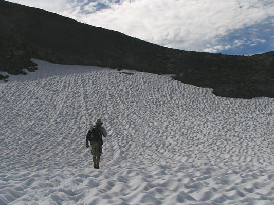 Crossing the glacier was easier than I had expected.